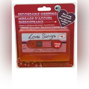 VALENTINE RECORDABLE Greeting MESSAGE♥️RED TAPE